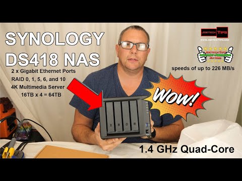 Synology DiskStation DS418 64TB NAS review | JoeteckTips