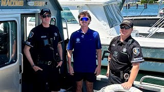 safe boating tips, given by the Macomb County Sheriff Marine Division