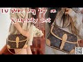 Louis vuitton bag unboxing lv diane bag m45985 try on  what fit in my lv bag