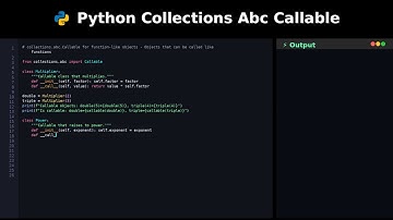 Python Collections Abc Callable #abc