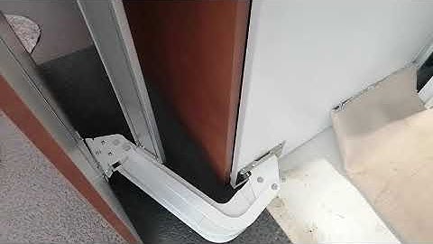 WOODMAN: the hinge LIN-X by Sugatsune.