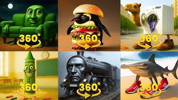ITALIAN BRAINROT BUT THEY ALL FROM ANOTHER UNIVERSE  p.2 😳 | VR 360°