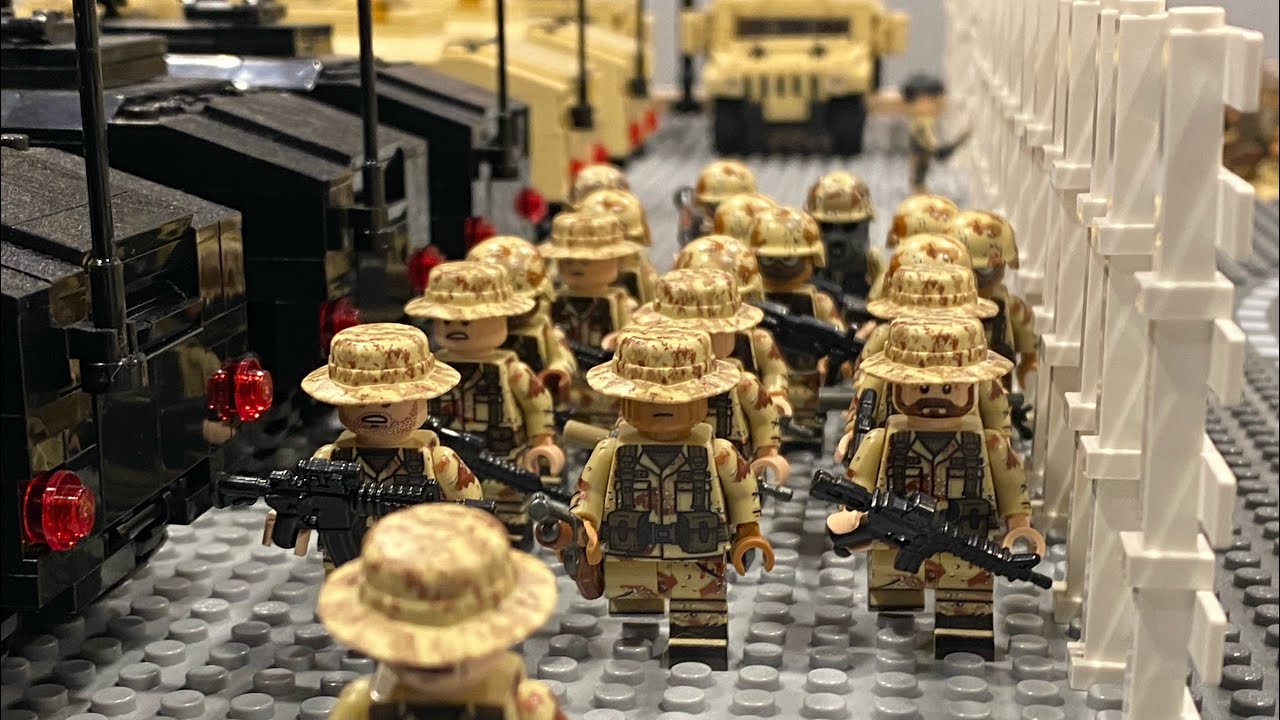 Huge Lego Military base Update #3!! 