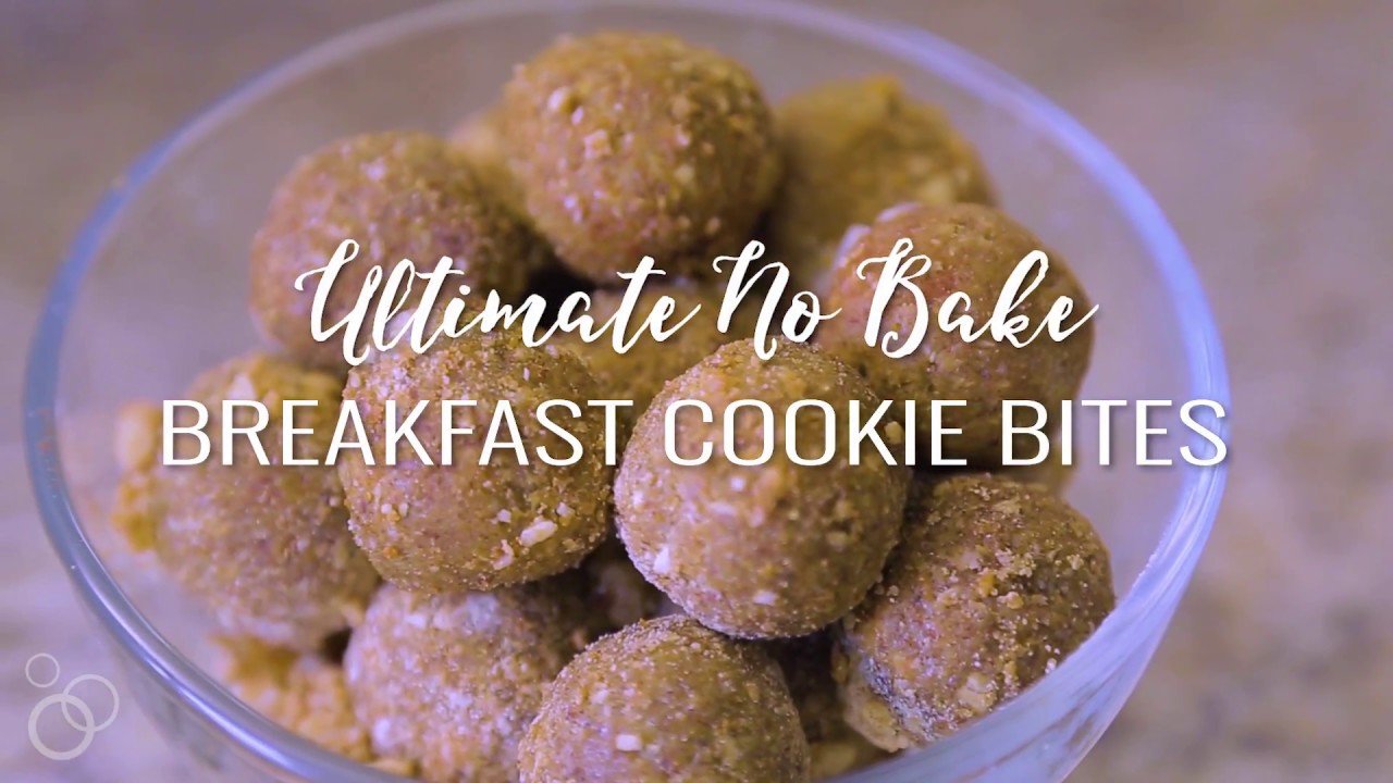 The Ultimate NO BAKE Breakfast Cookie Bites {Gluten Free, Vegan} - YouTube