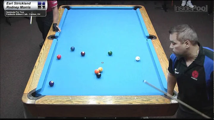 Earl Strickland vs Rodney Morris at FiddleStix Bil...