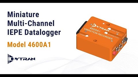 NEW! Dytran Multi-Channel Data Logger: VibraCorder™ Model 4600A1