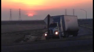 Southbound Interstate 5 Sunrise  Los Banos, CA  Mon Dec 30 2013