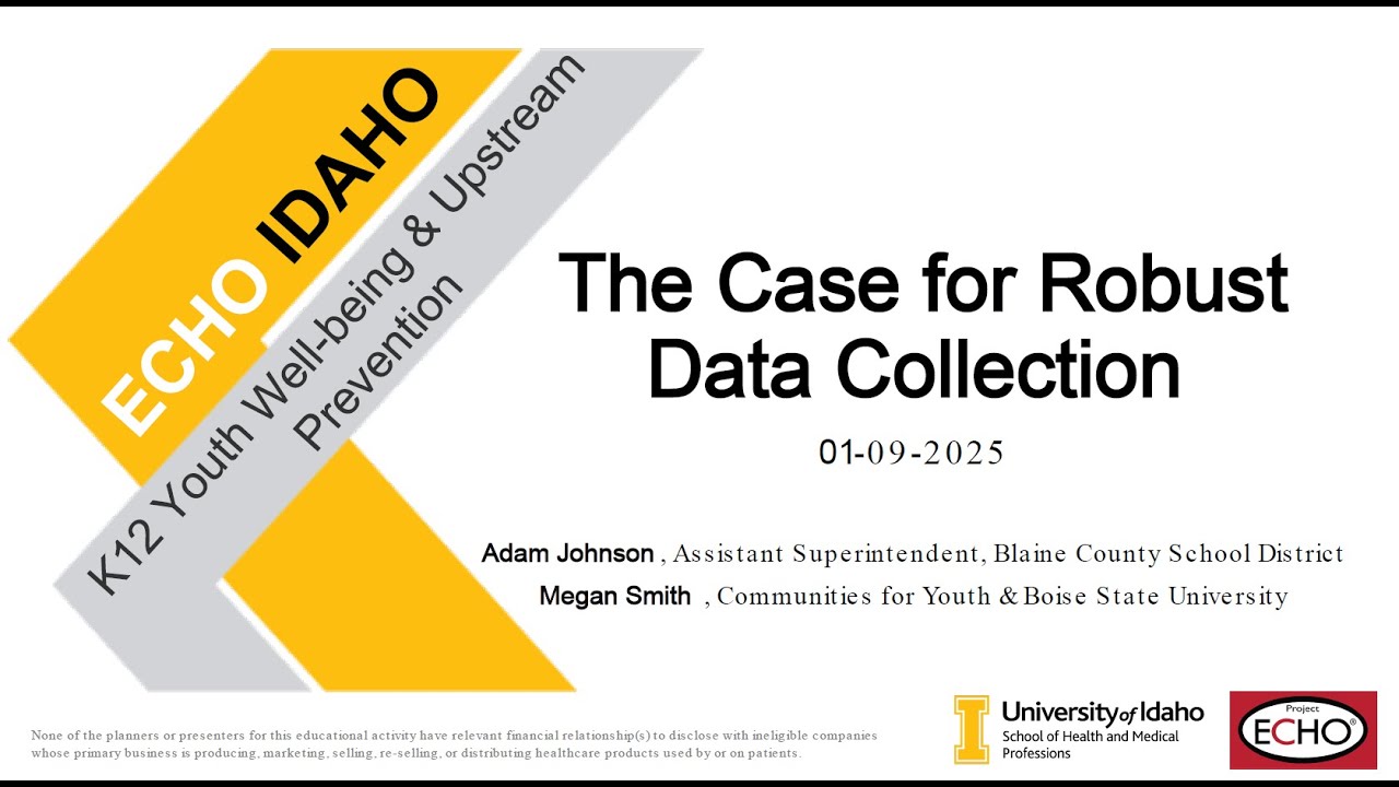 The Case for Robust Data Collection - January 9, 2026