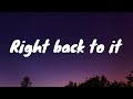 Waxahatchee- Right Back To It Lyrics