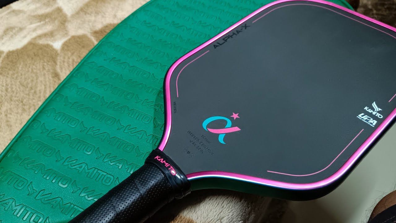 Kamito alpha x pickeball paddle quick review ! Spin ,power and