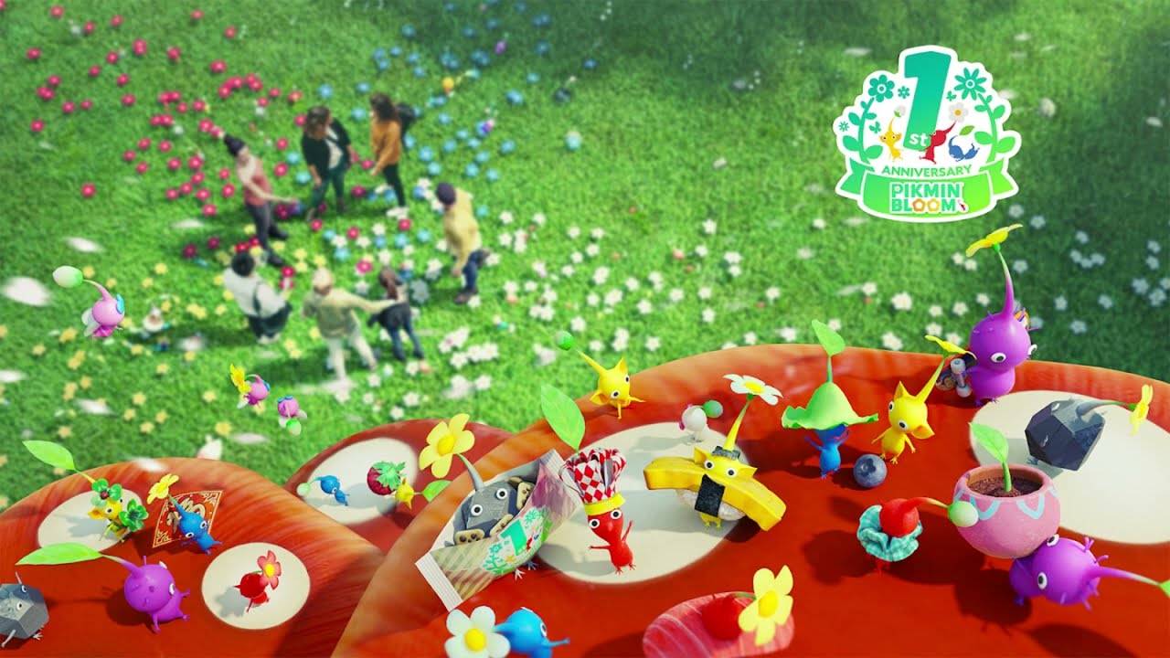 Planting Flowers + [SE] Finish Planting Flowers - Pikmin Bloom