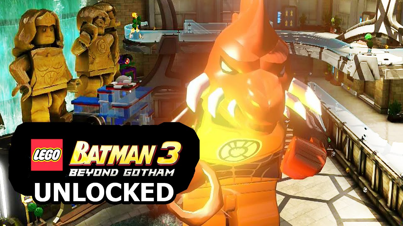 LEGO Batman 3: Beyond Gotham - How to Unlock Larfleeze [Greed Energy] +  Review - YouTube