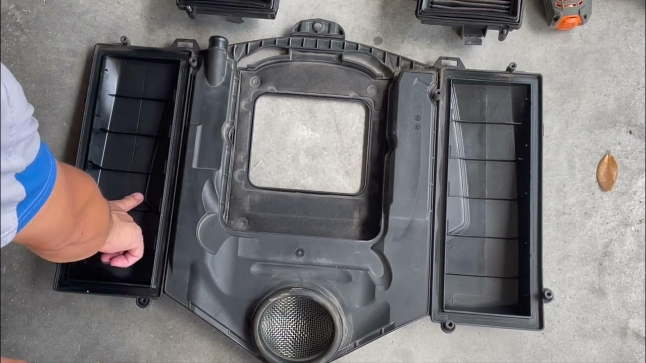 GLK350 ENGINE AIR FILTER REMOVAL AND CLEAN UP YouTube