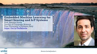 Embedded Machine Learning for Smart Sensing and IoT Systems (April 9th, 2021)