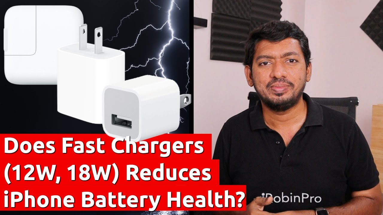 Fast Chargers  12W  18W  Reduces iPhone Battery Health 