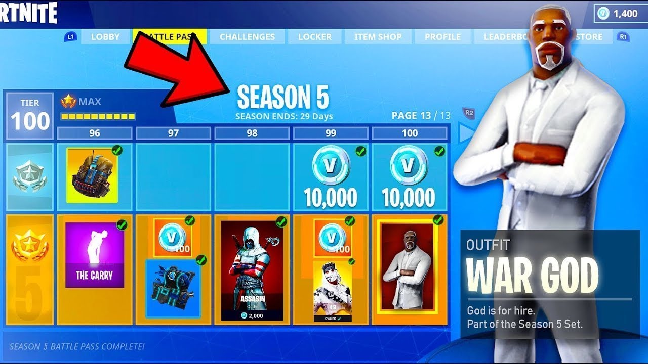 Fortnite SEASON 5 countdown(Fortnite S5 is nearly here ...