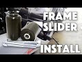 Frame sliders install Suzuki Gsxr 600