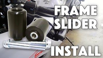 Frame sliders install Suzuki Gsxr 600