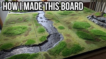 A Quick Guide to making a Modular Wargaming Tile Board | Make Your First Gaming Board!