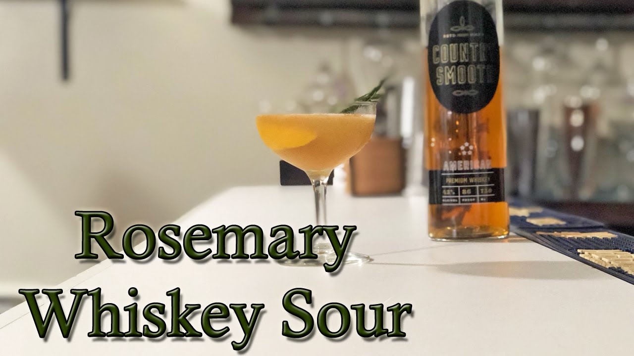 Rosemary Whiskey Sour Low Carb YouTube