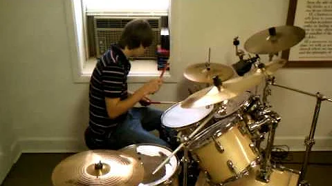 Justin Barfield drumming