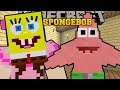 Minecraft: SPONGEBOB (BECOME SPONGEBOB, PATRICK, & SQUIDWARD!) Custom Command