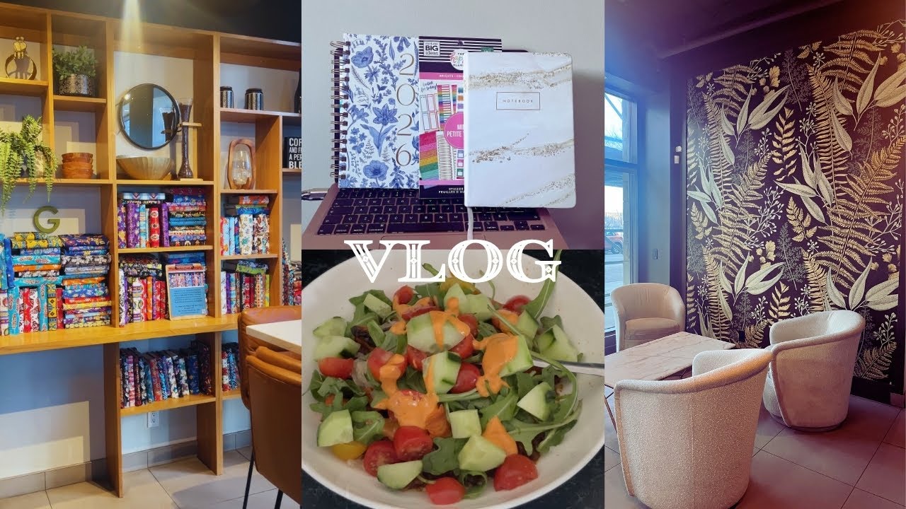 Waking Up Late + Coffee Shop Time + Brief Planner Chat | Daily Vlog