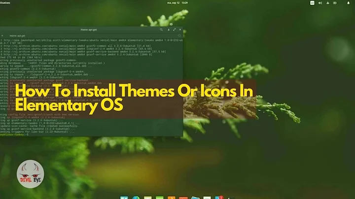How To Install Themes Or Icons In Elementary OS | elementary os hera dark theme | #Devil_Eye