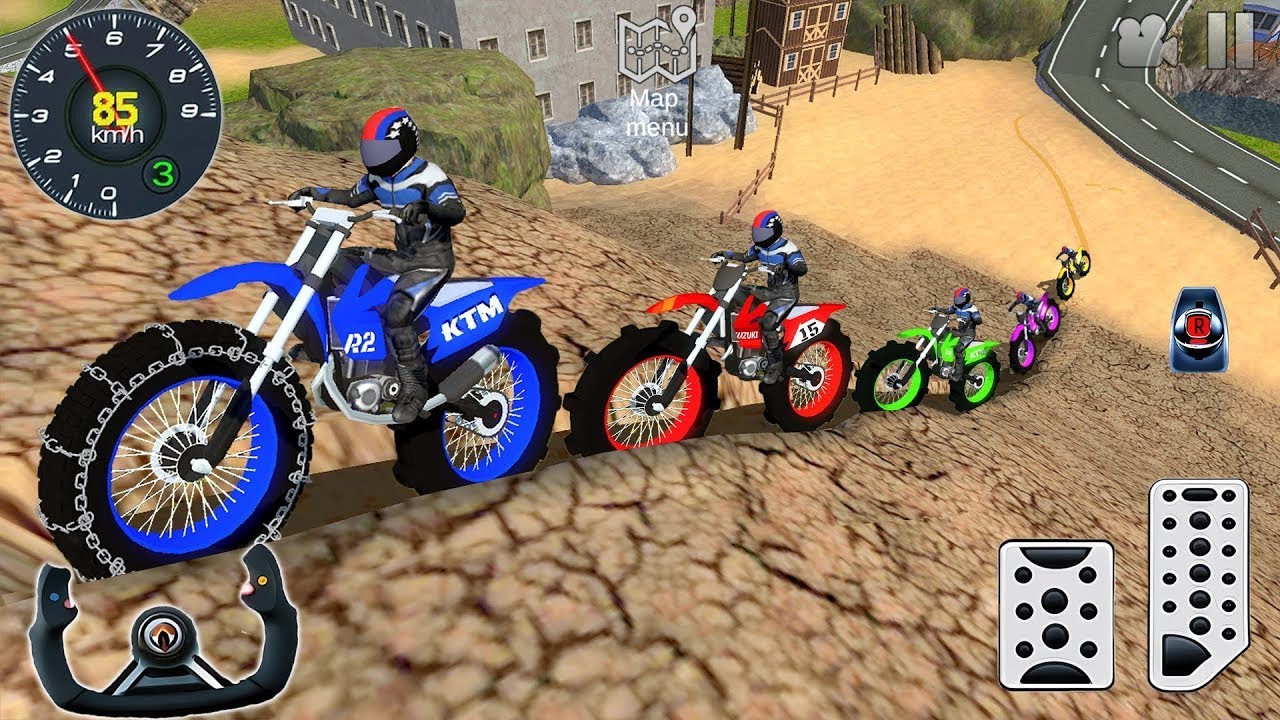 Offroad Outlaws - Motocross Off-Road Dirt Bikes Extreme driving #1 - Android / IOS Gameplay FHD