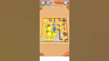 Clearing level 26 of Water Connect Puzzle | Water Connect Puzzle walkthrough level 26