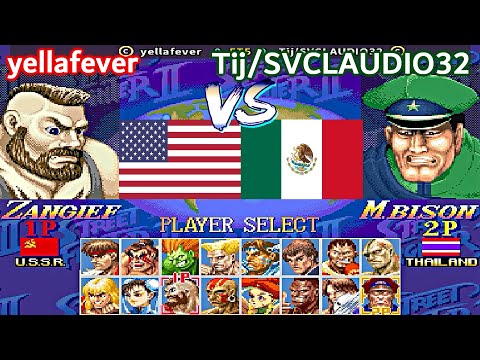 Hyper Street Fighter II: The Anniversary Edition - yellafever vs Tij/SVCLAUDIO32 FT5