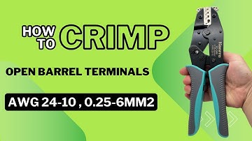 Best Wire Crimp Tool for Open Barrel Terminals - Reliable and Easy Crimping