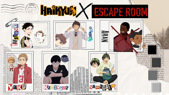 Haikyuu Escape Room by mooncreates