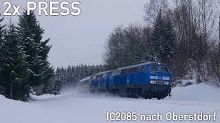 Ic2085 Mit Doppel-Press 218 Nach Oberstdorf 11.12.21
