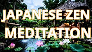 Meditacion Zen Japonesa Shakuhachi sonidos del agua y relajacion profunda