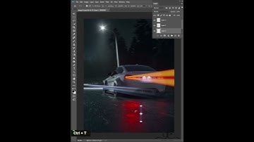 How To Create Light Trails In Photoshop #shorts #photoshop