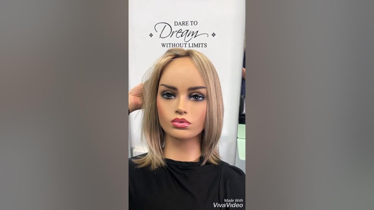 How to make the front of a wig look natural in less then a minute YouTube