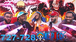 LUFFY KNOCKS OUT DOFLAMINGO?! One Piece Ep 727/728 REACTION