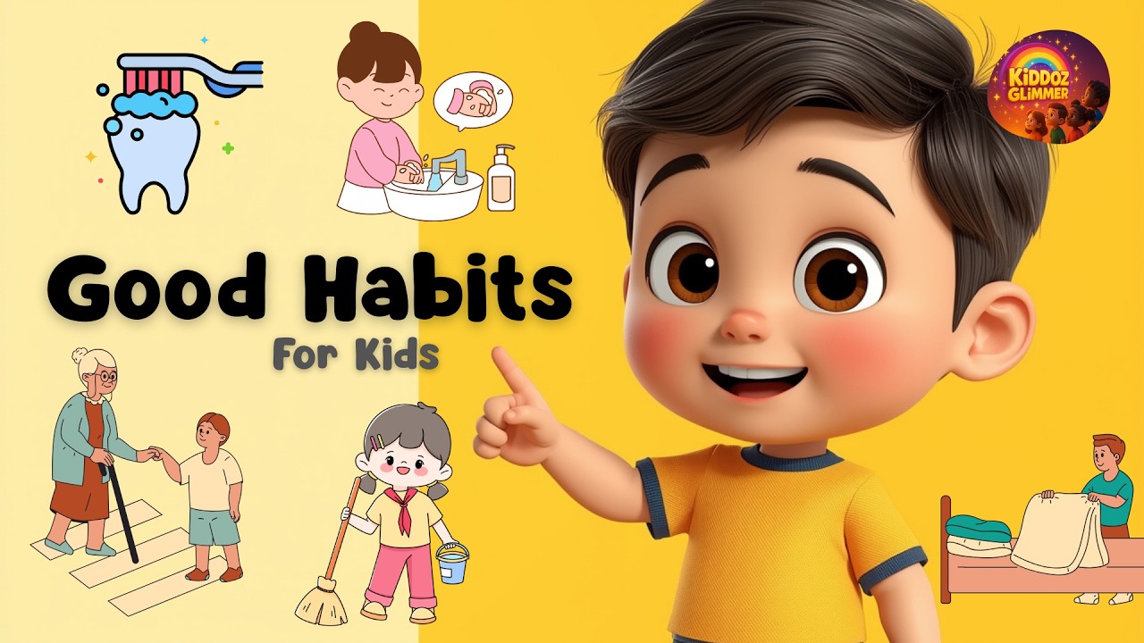 Полезные привычки для детей | Ежедневный распорядок и хорошие манеры для детей