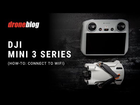 DJI Mini 3 / Mini 3 Pro - How to Connect to Wifi (DJI RC)