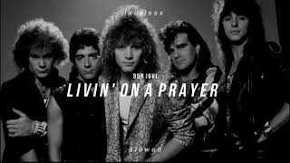 bon jovi - livin' on a prayer (𝙨𝙡𝙤𝙬𝙚𝙙 𝙩𝙤 𝙥𝙚𝙧𝙛𝙚𝙘𝙩𝙞𝙤𝙣 + 𝙧𝙚𝙫𝙚𝙧𝙗) | use headphones