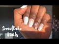 Christmas Nails 2021 | Snowflake Nail Design ❄️ | Sweater Nail Design | Sugar Glitter Nails