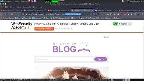 Reflected XSS with AngularJS sandbox escape and CSP