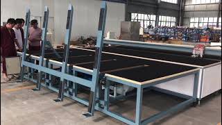 glass loading and uploading table with air flotation 带有气浮功能的上片和下片台