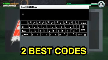 2 BEST LOCKER CODES IN NBA 2K21 MY TEAM | BEST LOCKER CODES