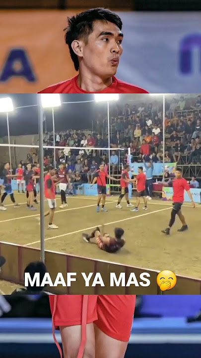 SPIKE KERAS KENA KEPALA #avc #rivannurmulki #volleyball #volimania #volitarkam #voli #voliindonesia