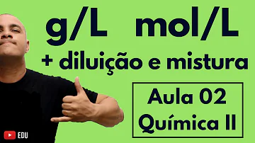 Como descobrir a concentração de uma mistura?