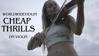 Cheap Thrills - Sia - Violin Cover | WorldWideViolin Resimi