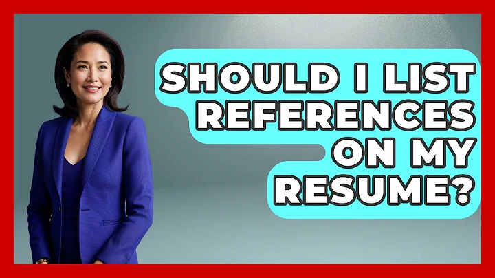 Should I List References On My Resume? - Job Success Network
