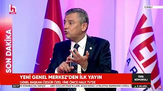Halk TV’de soruları yanıtlıyorum.